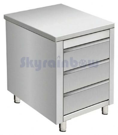 Placard central - 3 tiroirs, 500 x 600 x 850 mm - Skyrainbow - THSS3R56 Placard central - 3 tiroirs, 500 x 600 x 850 mm - Skyrainbow - THSS3R56