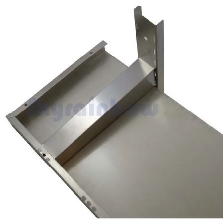 Étagère murale Inox - 1 niveau, 800x400 x 350 mm - Skyrainbow - THWBS1R84
