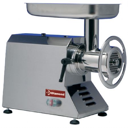Hachoir à viande châssis n°32 avec groupe tout inox, diamètre 98 mm et grille 6 mm - Diamond Promo - TI32/SX