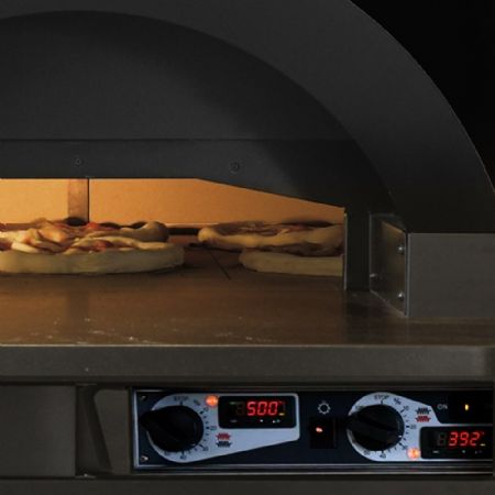 Four à pizza professionnel réfractaire 6 pizzas Ø 33 cm triphasé - Diamond - TIBERIO-6E