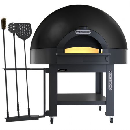 Four à pizza professionnel réfractaire 6 pizzas Ø 33 cm triphasé - Diamond - TIBERIO-6E Four à pizza professionnel réfractaire 6 pizzas Ø 33 cm triphasé - Diamond - TIBERIO-6E