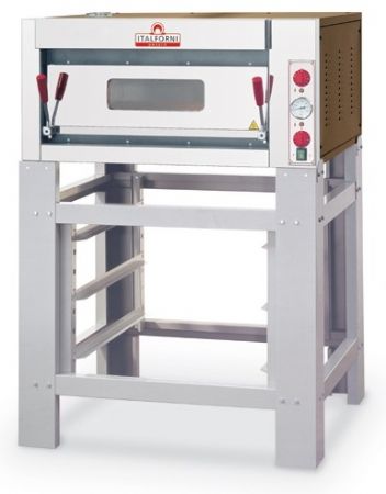Four à pizzas professionnel électrique Triphasé 1 chambre 4 pizzas - Furnotel - TK1A