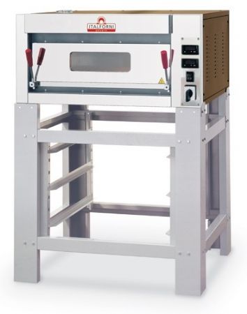 Four à pizzas professionnel électrique Triphasé 1 chambre 4 pizzas - Furnotel - TK1AD