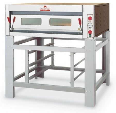 Four à pizzas professionnel électrique Triphasé 1 chambre 9 pizzas - Furnotel - TK1C