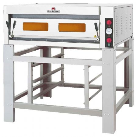 Four à pizzas professionnel électrique Triphasé 1 chambre 6 pizzas - Furnotel - TK1D