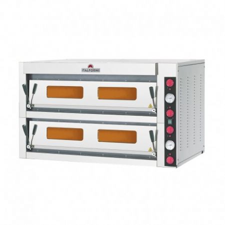 Four  pizza - Srie TK - 2 chambres - 12 pizzas - Profondeur 940 mm Commandes - Mcaniques