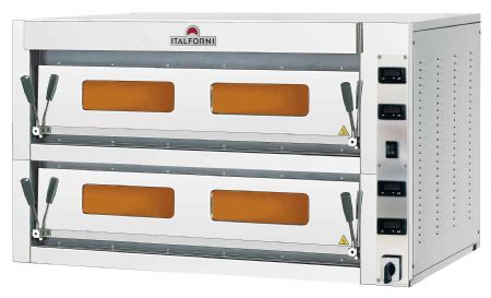 Four à pizzas professionnel électrique Triphasé 2 chambres 12 pizzas - Furnotel - TK2DD Four à pizzas professionnel électrique Triphasé 2 chambres 12 pizzas - Furnotel - TK2DD