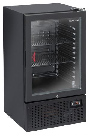 Réfrigérateur à boissons noir 1 porte vitrée +1/+10°C 88 L - Coolhead - TKG 120B Réfrigérateur à boissons noir 1 porte vitrée +1/+10°C 88 L - Coolhead - TKG 120B