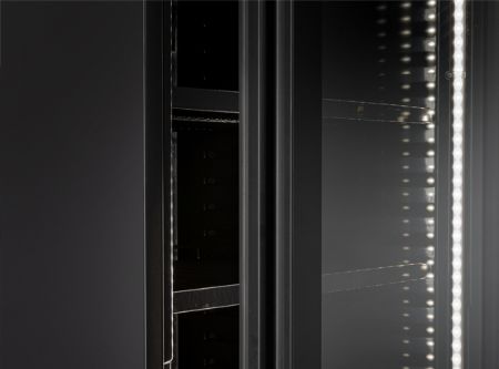 Armoire  boissons 1 porte vitre 350L - couleur noire