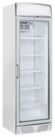 Armoire à boissons réfrigérée 1 porte vitrée blanche 350 L +1/+12°C - Coolhead - TKG 390C