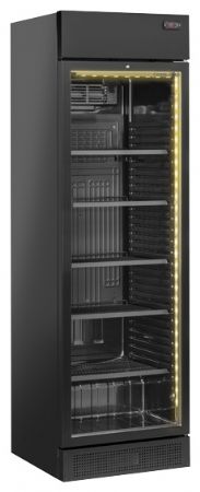 Armoire à boissons réfrigérée 1 porte vitrée noire 372 L +1/+10°C - Coolhead - TKG 408CB Armoire à boissons réfrigérée 1 porte vitrée noire 372 L +1/+10°C - Coolhead - TKG 408CB