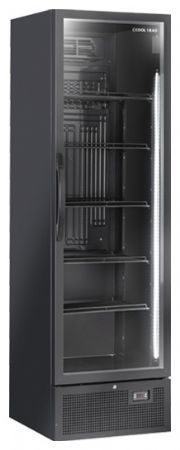 Armoire à boissons réfrigérée 1 porte vitrée noire 441 L +1/+10°C - Coolhead - TKG 420B