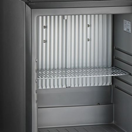 Rfrigrateur mini-bar positif noir professionnel avec 1 porte vitre - 402x429x500 mm