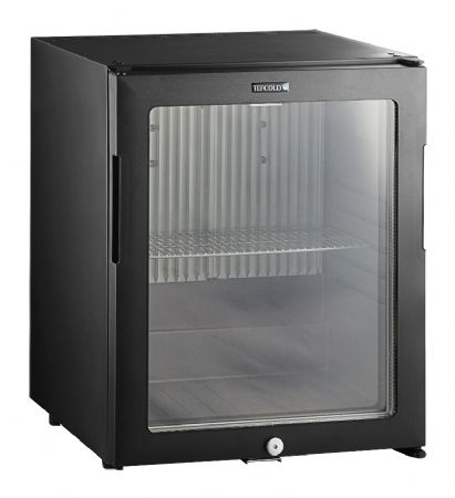 Réfrigérateur minibar 1 porte vitrée Gris positif - Tefcold - TM33G-1 Réfrigérateur minibar 1 porte vitrée Gris positif - Tefcold - TM33G-1