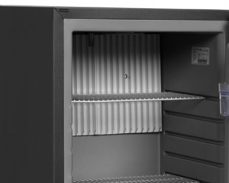 Réfrigérateur minibar noir 1 porte vitrée positif - Tefcold - TM33G