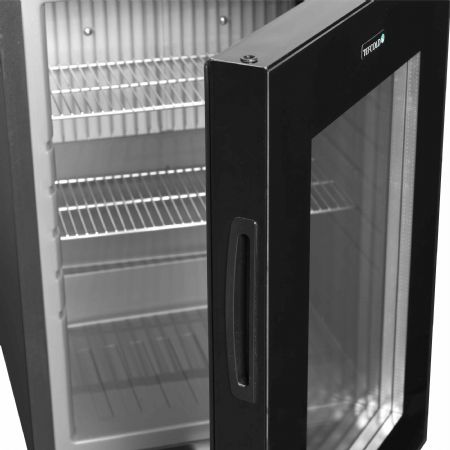 Réfrigérateur minibar noir 1 porte vitrée positif - Tefcold - TM33G