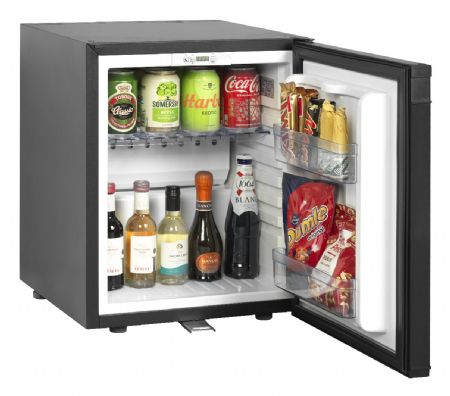 Réfrigérateur minibar 1 porte vitrée positif noir 24 L +5 à +10 °C - Tefcold - TM35C