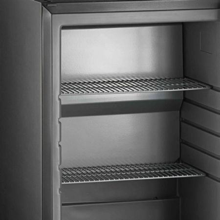 Réfrigérateur minibar 1 porte vitrée gris positif - Tefcold - TM44G-1