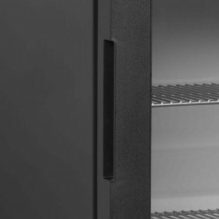 Réfrigérateur minibar 1 porte vitrée gris positif - Tefcold - TM44G-1
