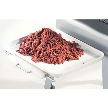 Hachoir à viande en inox N° 32, Ø 6 mm, 600 kg/h, piètement sur roues - Diamond - TMGD-32/CA