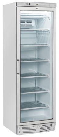 Congélateur vertical 1 porte vitrée blanc 300 L - Coolhead - TNG 390
