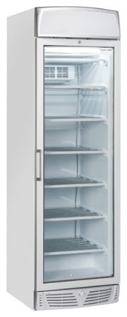 Congélateur vertical 1 porte vitrée blanc 300 L - Coolhead - TNG 390C
