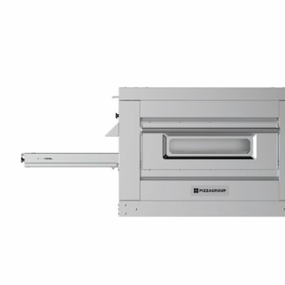 Four convoyeur �lectrique pour pizza tunnel ventil� tapis 40 mm - 1340x1100x480 mm