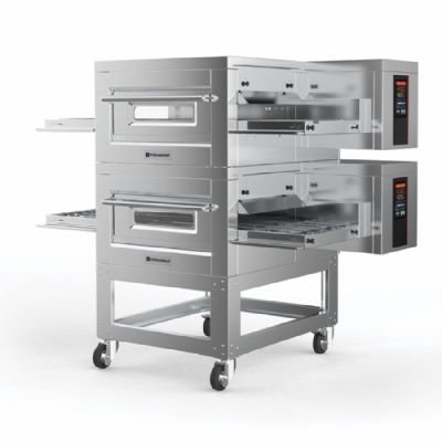 Four � pizza � convoyeur gaz tunnel ventil� tapis 40 mm - 1340x1100x480 mm