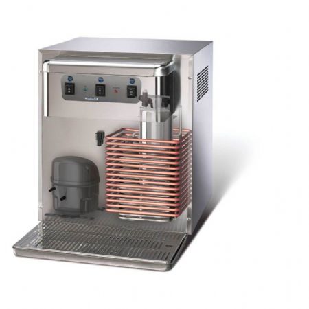 Fontaine à Eau à poser banc de glace, débit continu 100 L et débit horaire 180 L - Cosmetal - TOP180I/3E