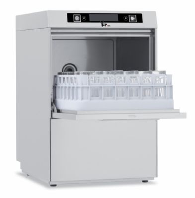 Lave-verres avec adoucisseur intégré et pompe de vidange - panier 400x400 mm Lave-verres avec adoucisseur intégré et pompe de vidange - panier 400x400 mm