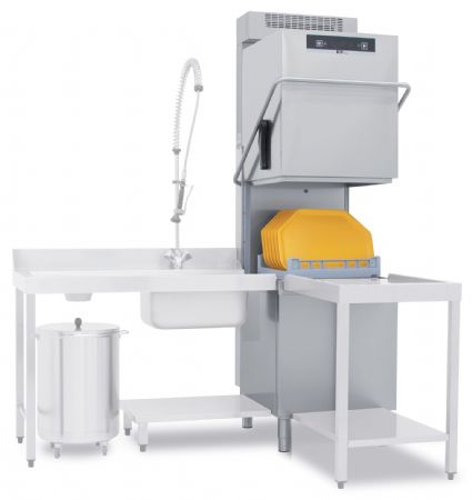 Lave-Vaisselle à Capot avec adoucisseur en continu - 22 litres - Panier 500 x 500 mm - Colged - TOP820ATR