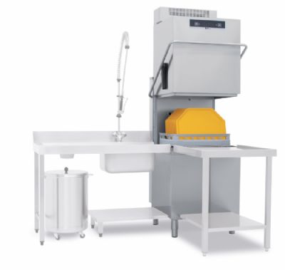 Lave-vaisselle à capot passage utile 465 mm avec cuve 30 litres panier 600x500 mm Lave-vaisselle à capot passage utile 465 mm avec cuve 30 litres panier 600x500 mm