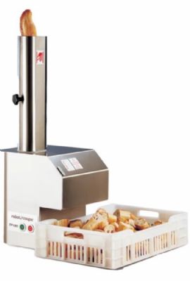 Coupe baguette professionnel inox avec plateau réglable pour épaisseur entre 8 et 80 mm - 180 à 360 tranches/min Coupe baguette professionnel inox avec plateau réglable pour épaisseur entre 8 et 80 mm - 180 à 360 tranches/min