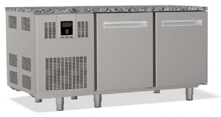 Tour pâtissière réfrigéré positif granit 2 portes plage +2/+8 °C capacité 9 grilles par porte - Nosem - TP2PDG
