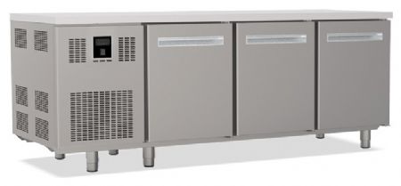 Tour réfrigéré pâtissier positif 3 portes sans dessus +2/+8 °C 9 grilles par porte 600 x 400 mm - Nosem - TP3PSD