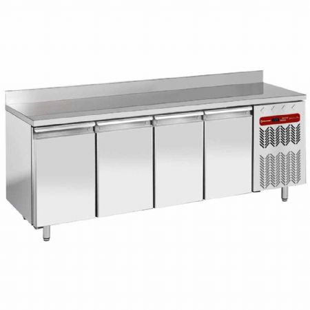 Table négative murale ventilée 4 portes pleines EN 600x400 mm 760 L - Diamond - TP4B/HA-R2