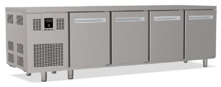 Tour réfrigéré positif sans granit 4 portes 9 grilles par porte - Nosem - TP4PC
