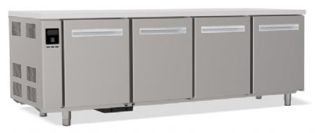 Tour réfrigéré positif 4 portes sans dessus 9 plaques par porte - Nosem - TP4PSGSD