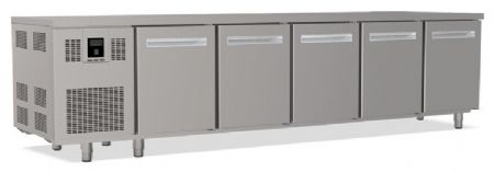 Tour réfrigéré positif avec groupe logé 5 portes capacité 9 grilles par porte - Nosem - TP5P