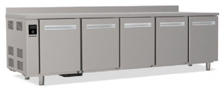 Tour réfrigéré pâtissière positif sans groupe logé 5 portes 9 plaques par porte - Nosem - TP5PSG