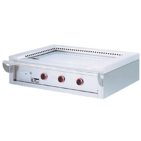 Teppanyaki gaz de table 3 zones avec surface de chauffe 1150x525 mm - Diamond - TPG3-15/T