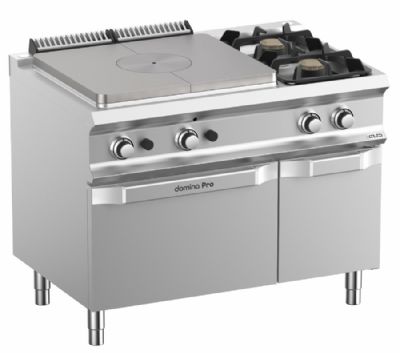 Cuisinire coup de feu gaz sur four  gaz 2 feux vifs - Profondeur 700mm