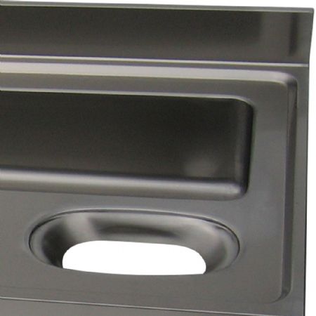 Table prparation et lavage lgumes  murale - 1200 x 700 x 880/900(+100)mm