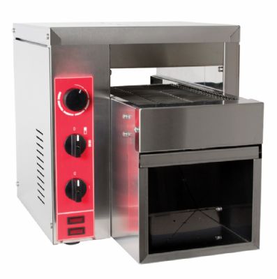 Toaster lectrique convoyeur inox rapide  rsistances blindes - 300 pices/h