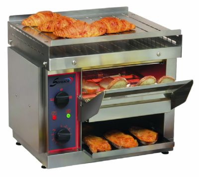 Toaster lectrique convoyeur quartz rapide  rsistances blindes - 300  540 pices/h