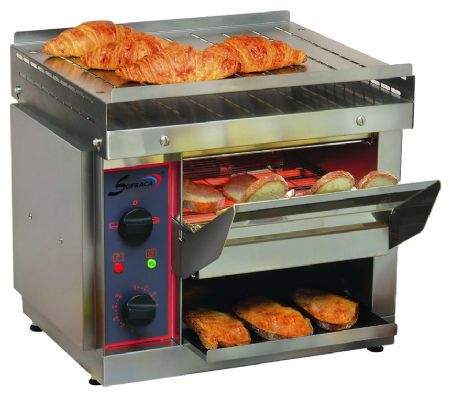 Toaster professionnel à convoyeur à quartz 2650 W Monophasé 500x680x345 mm - Sofraca - TR1Q Toaster professionnel à convoyeur à quartz 2650 W Monophasé 500x680x345 mm - Sofraca - TR1Q