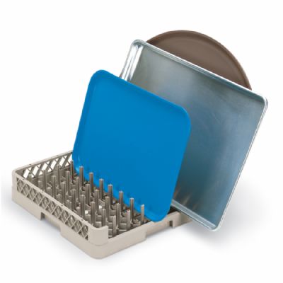 Panier de lavage en plastique 500x500 - Max 8 plateaux - Hauteur intérieure 102mm Panier de lavage en plastique 500x500 - Max 8 plateaux - Hauteur intérieure 102mm