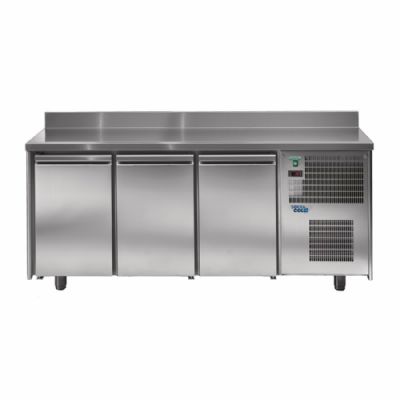 Table de sandwicherie rfrigre tropicalise positive avec dosseret 3 portes - 300L