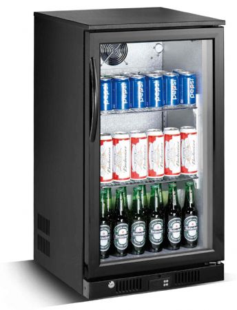 Arrière Bar - Noir -1 porte battante 600 x 500 x 900 mm - Skyrainbow - TSC1E90B