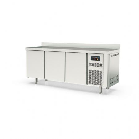 Table desserte réfrigérée positive 3 portes pleines 380 L avec dosseret - Coreco - TSR-200-S Table desserte réfrigérée positive 3 portes pleines 380 L avec dosseret - Coreco - TSR-200-S